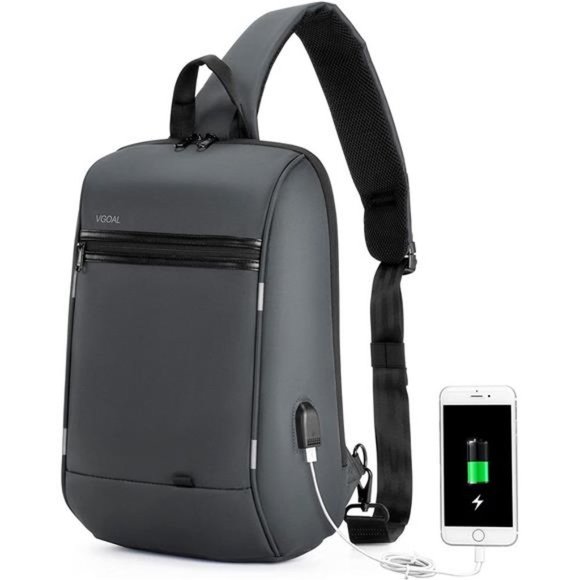 SLING Backpack Men'S Chest Bag Shoulder Crossbody Sling Backpack - Picture 1 of 7